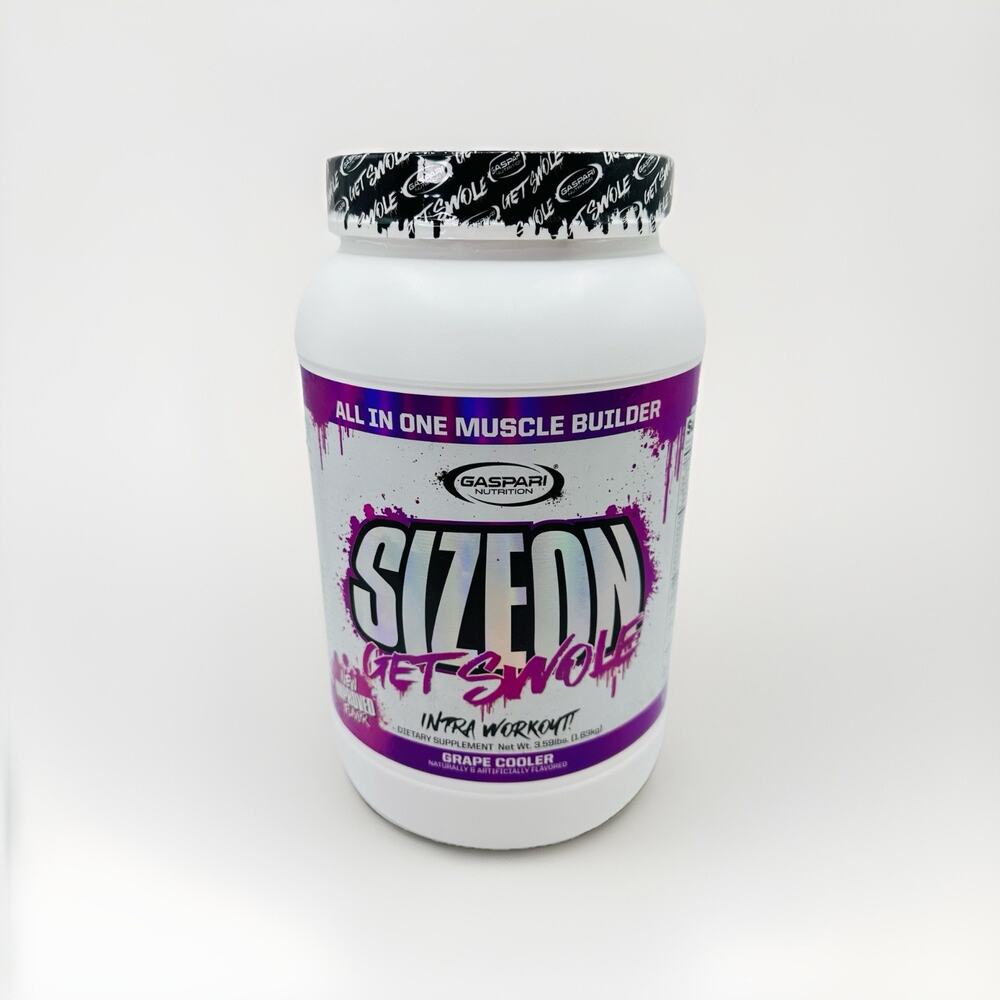 Gaspari Nutrition SizeOn AIO Muscle Builder ‘Grape Cooler’ 3.59 lbs (Exp. 06/26)